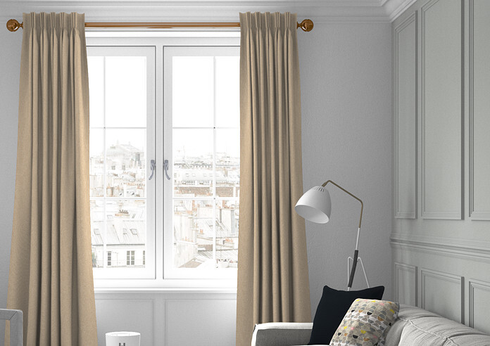 Devonshire, Biscuit - Made to Measure Curtains - Image 3